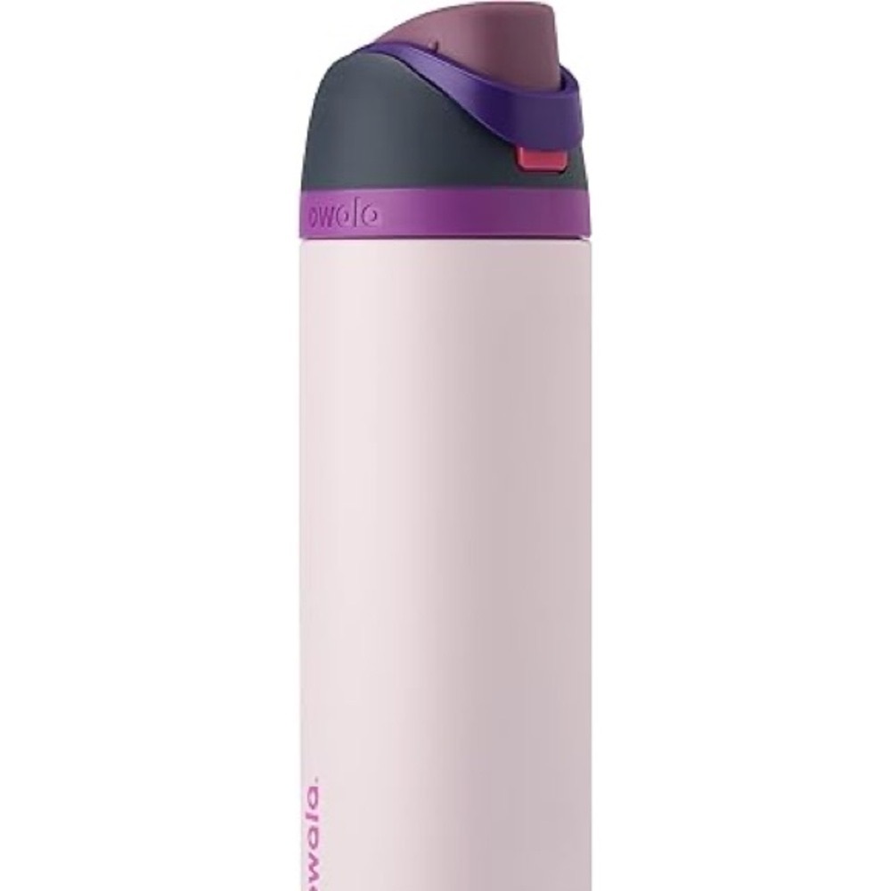 Owala White and Purple 32oz Water Bottle